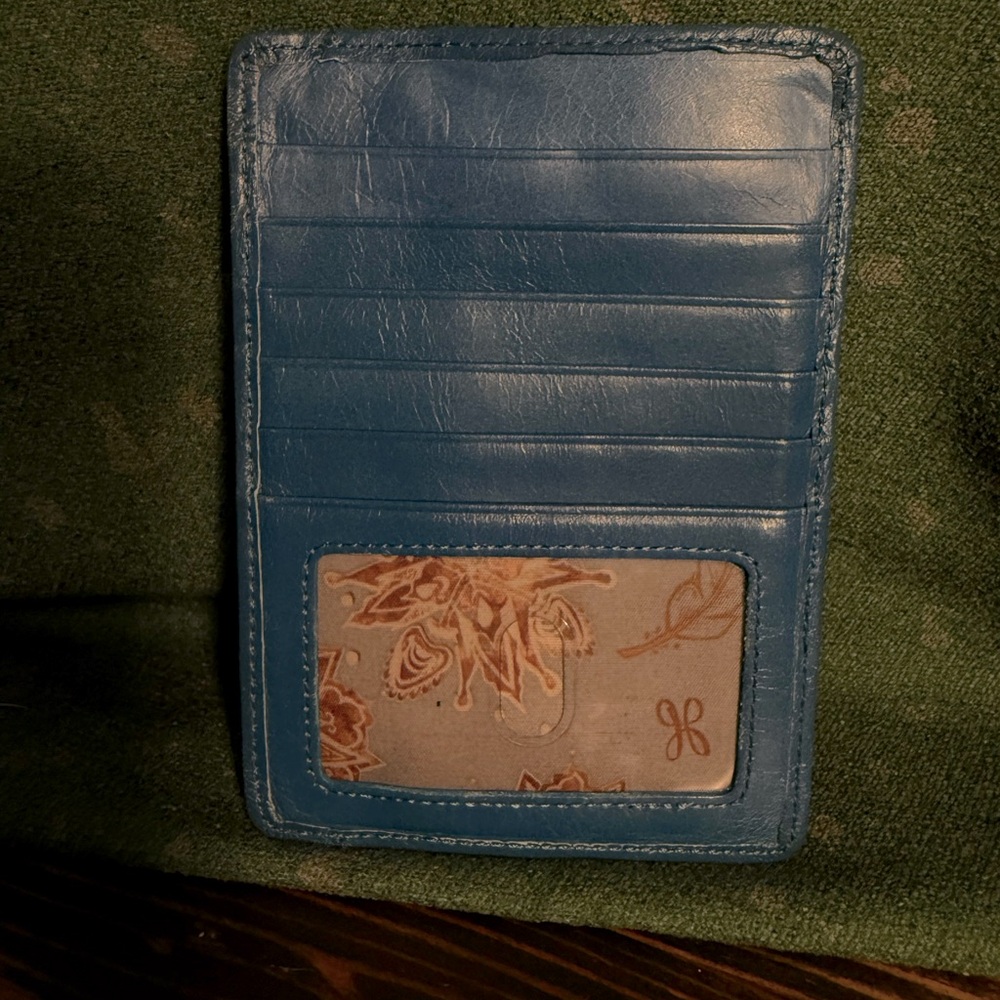 Euro Slide Card Case - blue stone